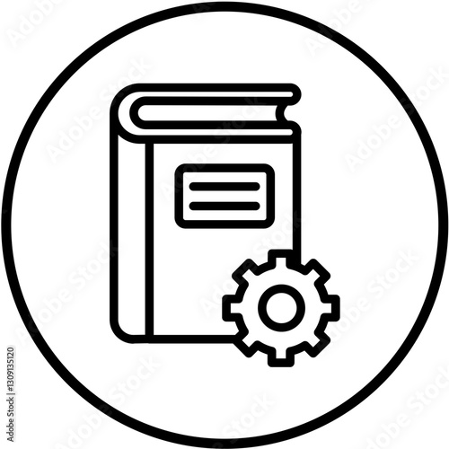 Vector Design Literary Theory Icon Style