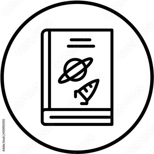 Vector Design Literary Style Icon Style
