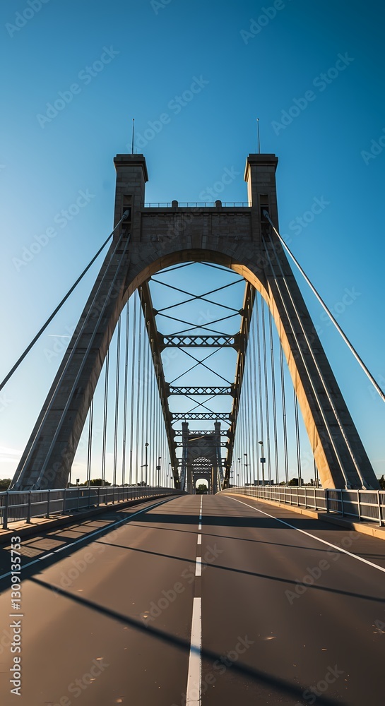 Fototapeta premium Majestic Suspension Bridge