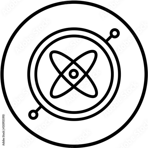 Vector Design Gyro Icon Style