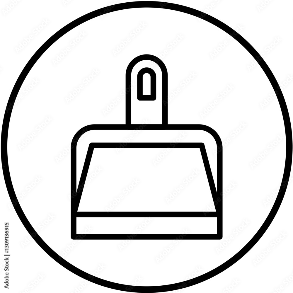 Vector Design Dustpan Icon Style Vector Design Dustpan Icon Style