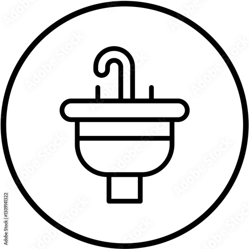 Vector Design Sink Icon Style