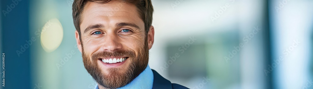 Obraz premium A friendly customer service representative ready to help client