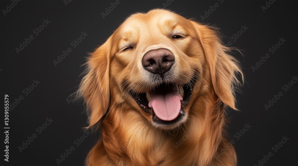 An image of golden retriever. Funny photo of golden retriever in studio. Funny face with a lovable charm and a funny face. A picture of a golden retriever lifestyle. An image of golden retriever. Funny photo of golden retriever in studio. Funny face with a lovable charm and a funny face. A picture of a golden retriever lifestyle.