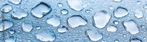 Aerial view of an icy surface with scattered bubbles