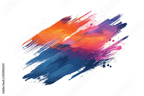 AI-generated colorful layered illustration