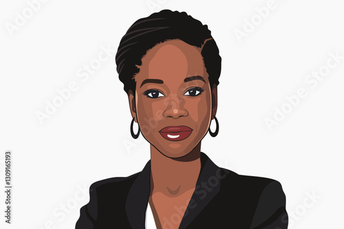 AI-generated illustration of an african woman