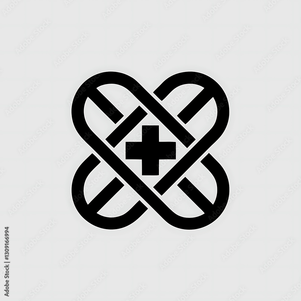 Heart care logo Design 
