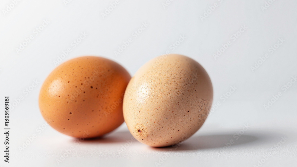 Organic Eggs on White Background: Perfect for Health Food Branding, Farm-to-Table Marketing, and Easter Recipe Content Organic Eggs on White Background: Perfect for Health Food Branding, Farm-to-Table Marketing, and Easter Recipe Content