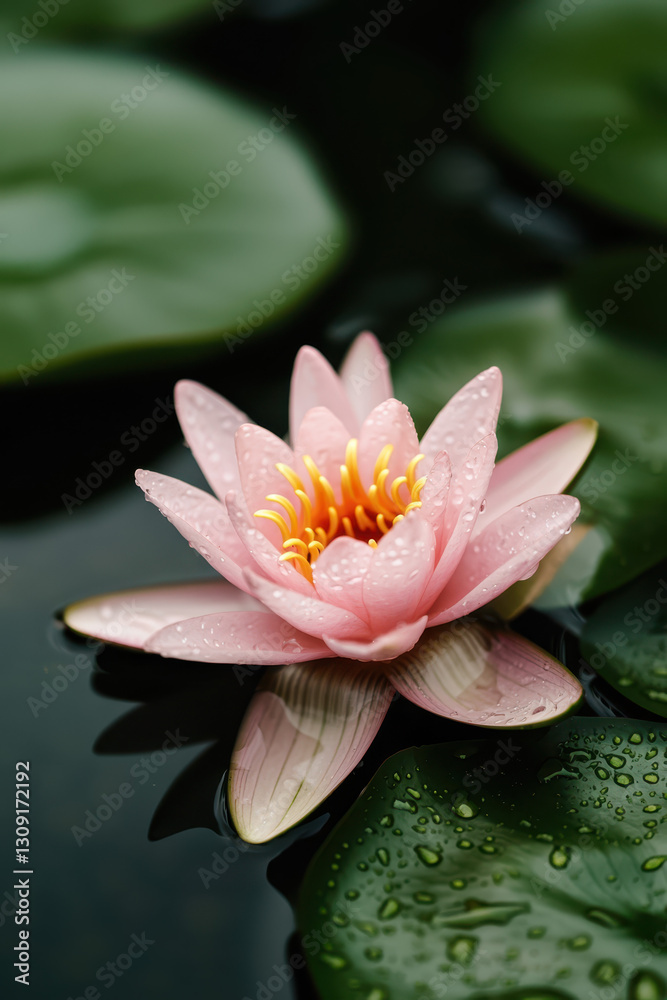 A Serene Lotus Flower Blooming in Tranquil Waters: Nature's Vibrancy and Beauty Captured in Stunning Detail A Serene Lotus Flower Blooming in Tranquil Waters: Nature's Vibrancy and Beauty Captured in Stunning Detail