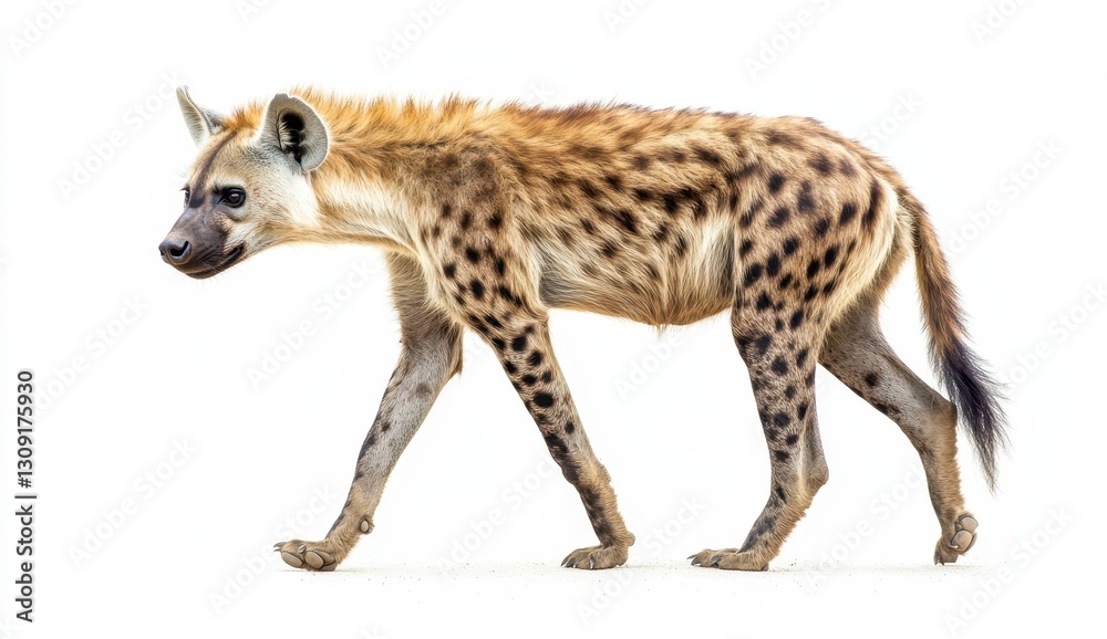 Spotted Hyena Walking Sideways