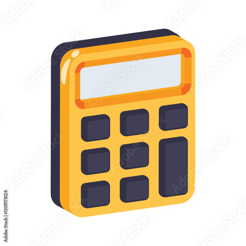 Have a look at this 3d style icon of calculator