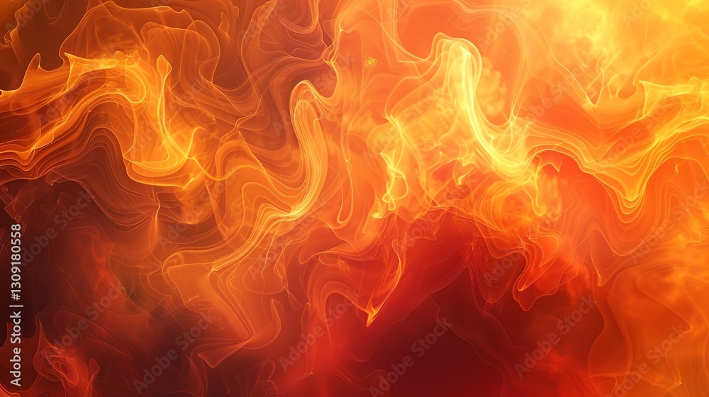Abstract background of swirling orange and red flames. Abstract background of swirling orange and red flames.