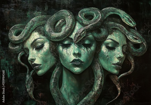 Serpent Goddess Portraits