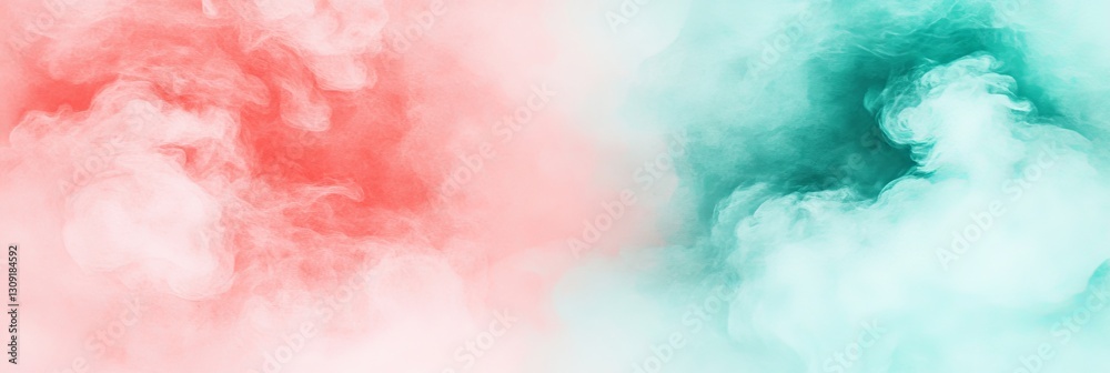 Fototapeta premium Abstract Colorful Ink In Water, Romantic Movement Of Colors, Abstract Background For Design