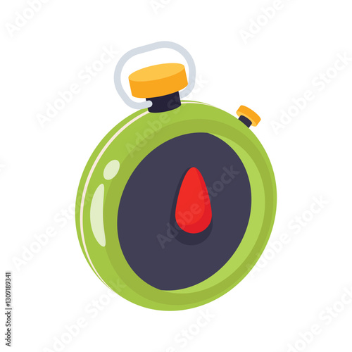 A well designed 3d style icon showing business efficiency