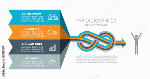 Infographic design template with place for your data. Vector illustration.