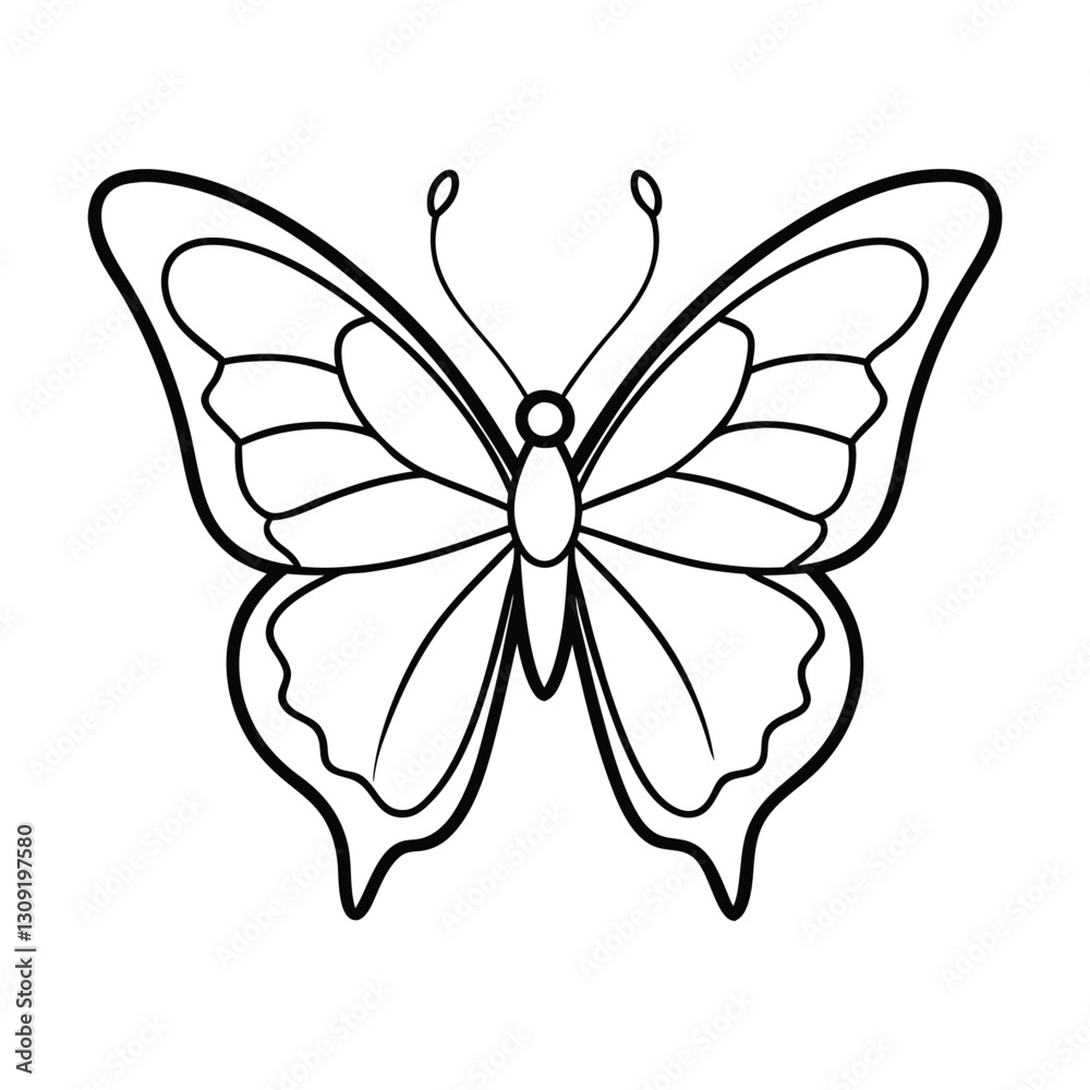 Butterfly logo vector art illustration Butterfly logo vector art illustration