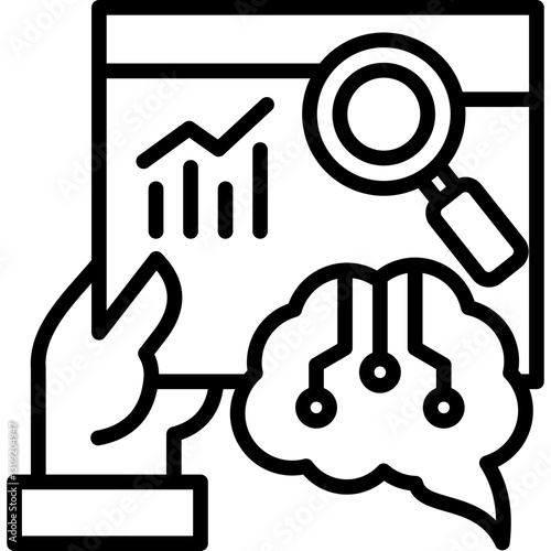 Business Intelligence line icon