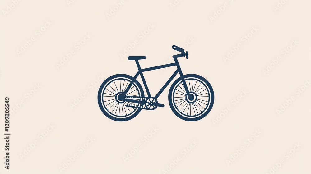 Obraz premium Cycling Enthusiast Logo