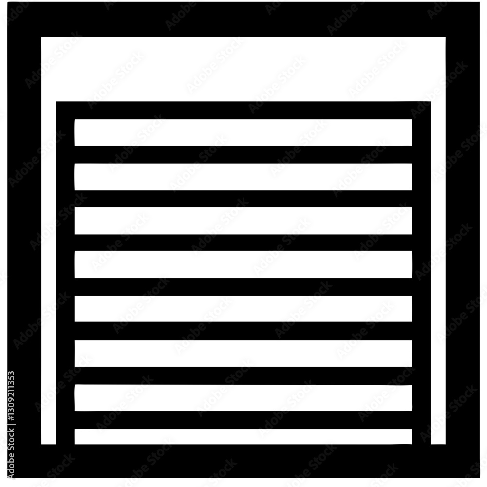 Modern Minimalist Window Shutter Design Vector for Architecture Projects Modern Minimalist Window Shutter Design Vector for Architecture Projects