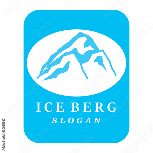 ice berg logo simple design