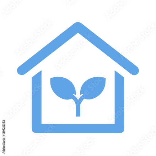 Eco-Friendly Greenhouse Vector Illustration for Sustainable Agriculture Design