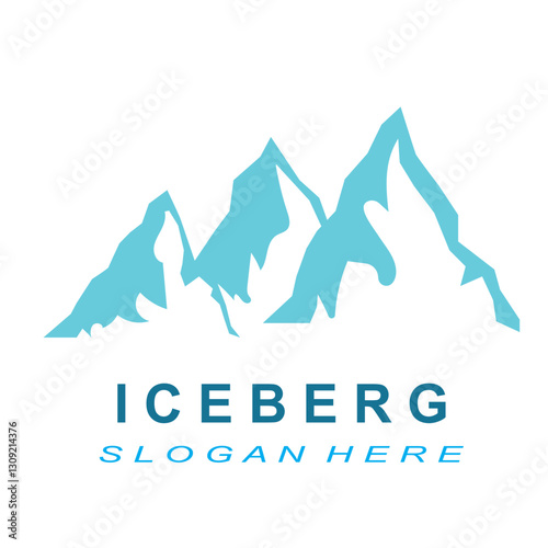 ice berg logo simple design