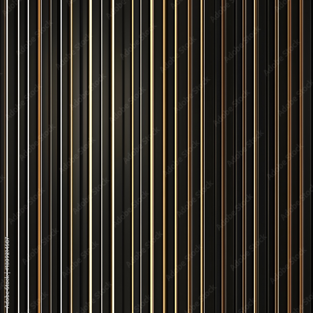 Fototapeta premium Black and gold stripes background for use in design and digital projects