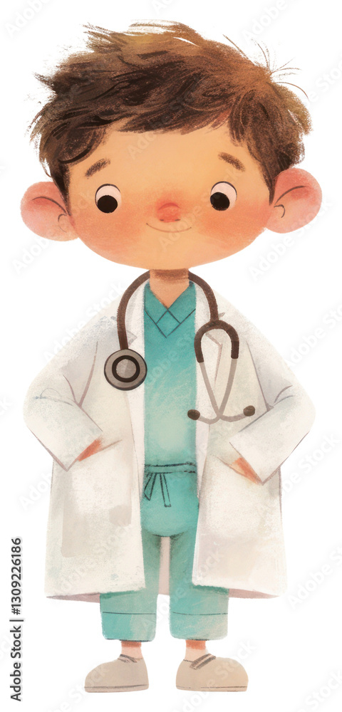 PNG Boy Doctor illustration stethoscope character. PNG Boy Doctor illustration stethoscope character.