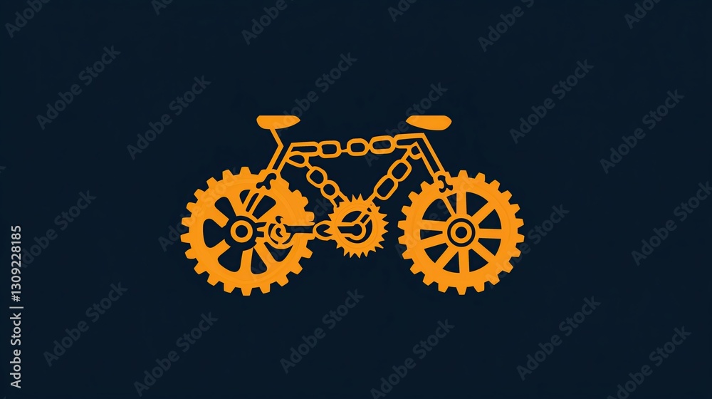 Naklejka premium Cycling Enthusiast Logo