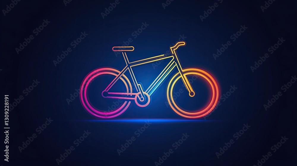 Fototapeta premium Cycling Enthusiast Logo