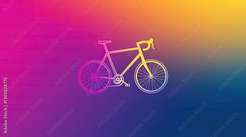Fototapeta premium Cycling Enthusiast Logo