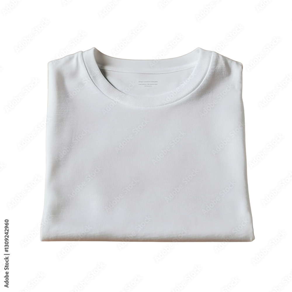 A plain white t-shirt with no background A plain white t-shirt with no background
