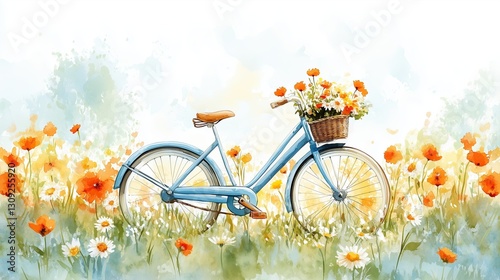 Hand-Painted Bicycle Decor
