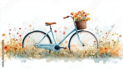 Hand-Painted Bicycle Decor