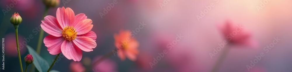 Single flower with delicate details on a background of nothingness, floral, detail, botany Single flower with delicate details on a background of nothingness, floral, detail, botany