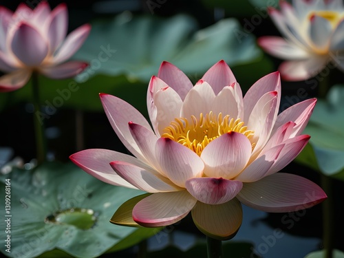 pink water lilly