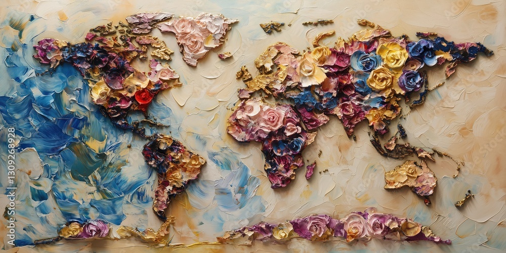 Fototapeta premium earth map desing