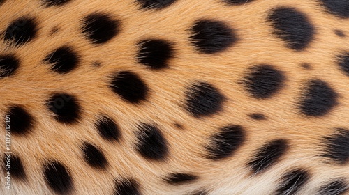Cheetah print backdrop, real animal fur retro style, close-up wild creature hair contemporary look.