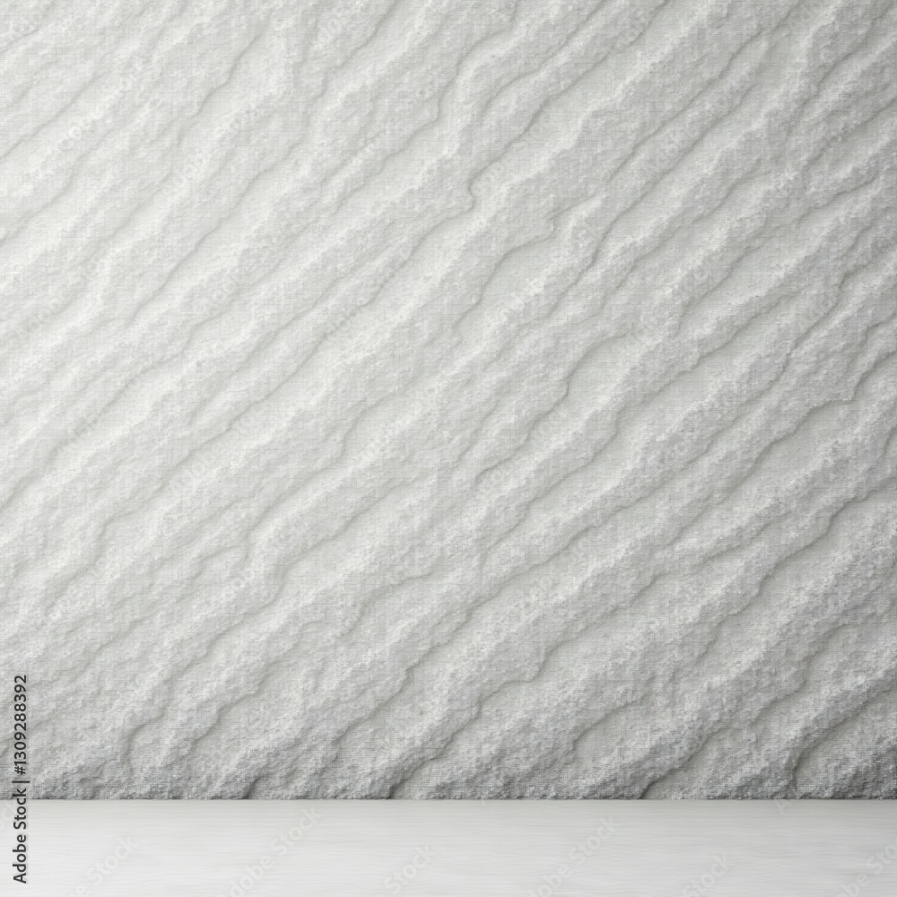 Obraz premium Smooth, light grey concrete wall, subtle imperfections, backdrop, surface, neutral