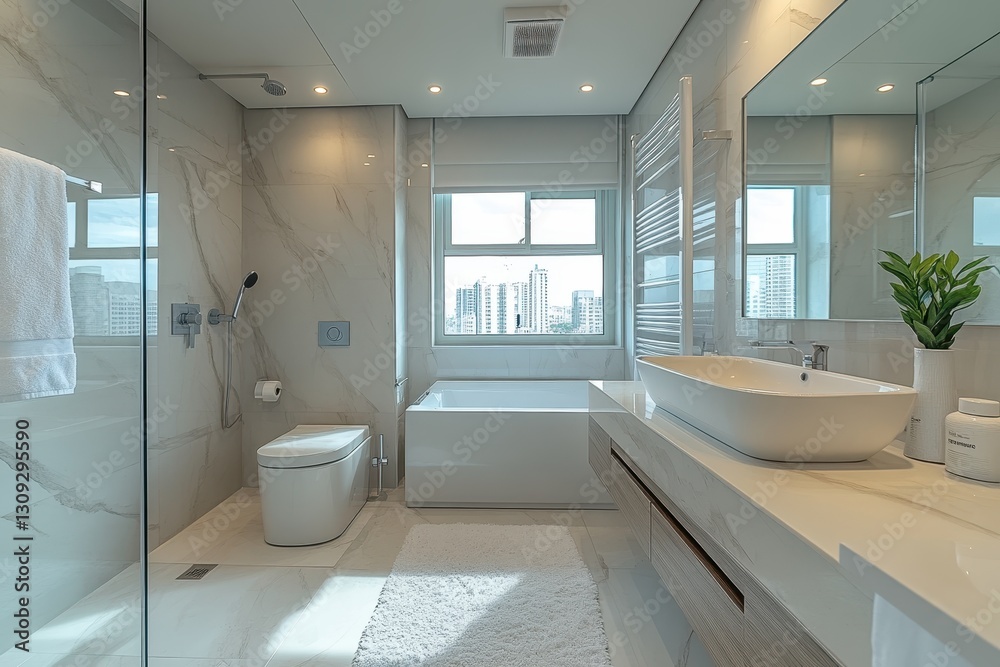Fototapeta premium Modern Luxury Bathroom Design