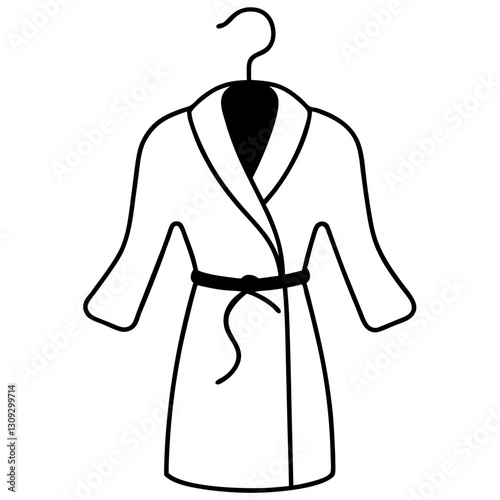 vector illustration of a fashion dress