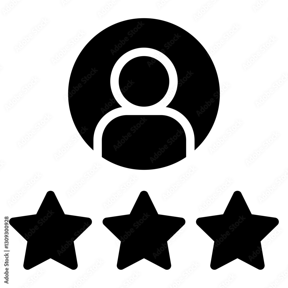 customer review solid icon customer review solid icon
