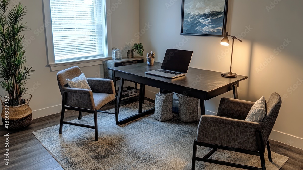 Fototapeta premium Modern Home Office Setup (1)