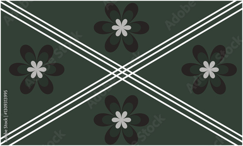 Square pattern. Colorful geometric lines Vector seamless background