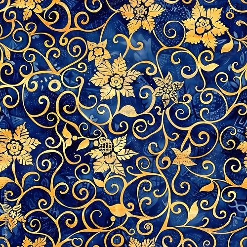 Indonesian Batik Pattern Seamless