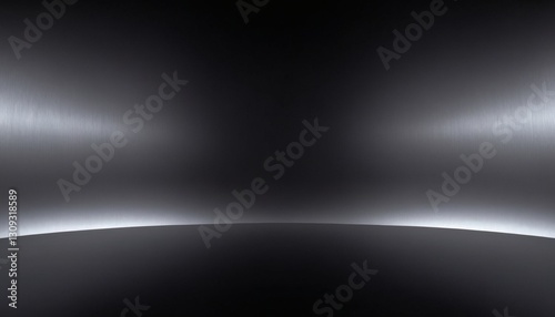 Metallic Fusion Futuristic Gradient Background with Silver, Gunmetal, and Charcoal | Reflective Seamless Textures