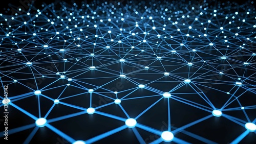 neural network illustration background