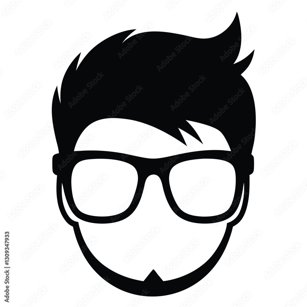 Obraz premium the boy's face shows to the picture